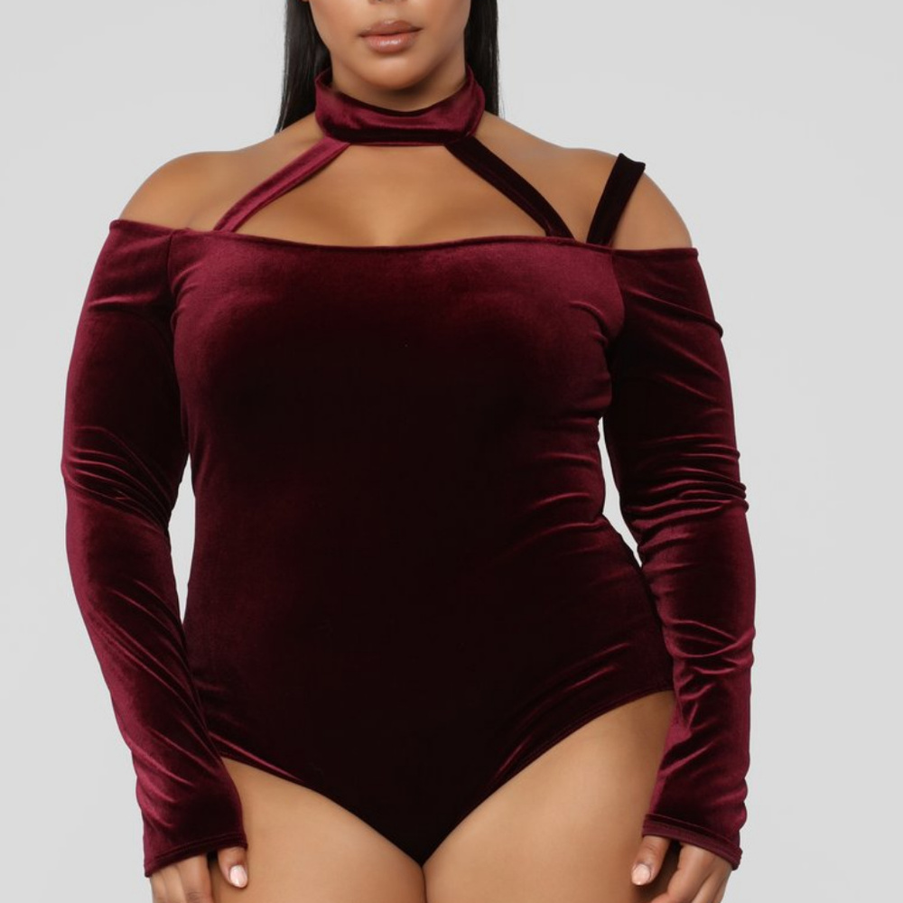 High Hopes II Bodysuit - Burgundy